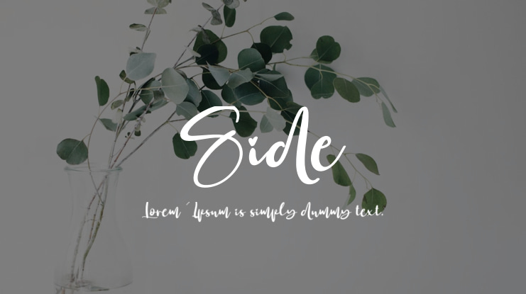 Side Font