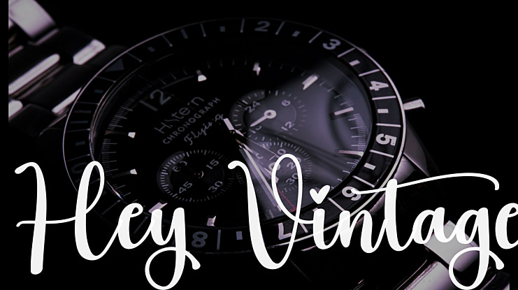 Hey Vintage Font