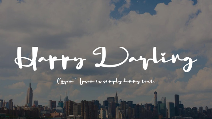 Happy Darling Font