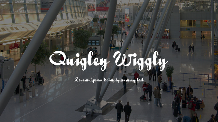 Quigley Wiggly Font