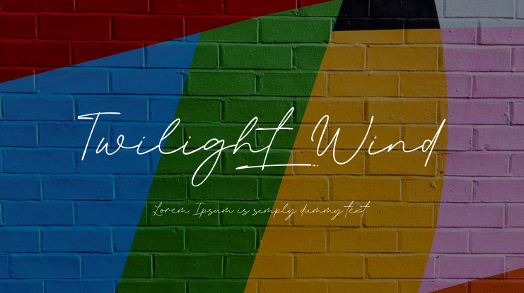 Twilight Wind Font