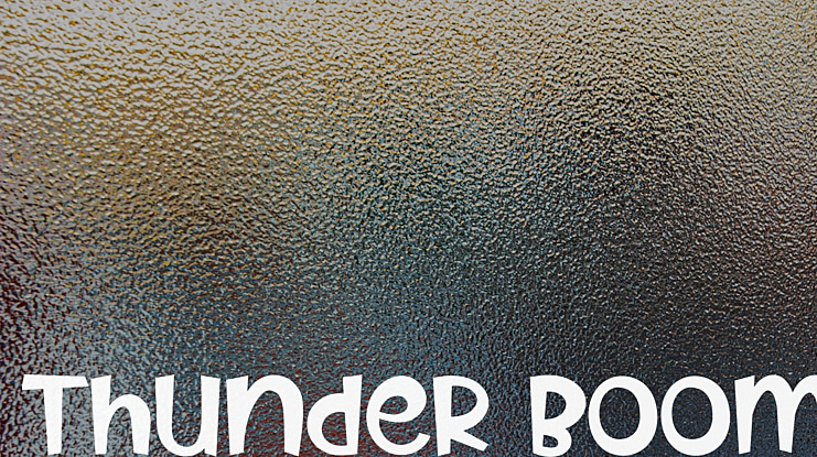 Thunder Boom Font