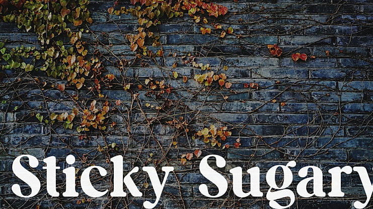Sticky Sugary Font