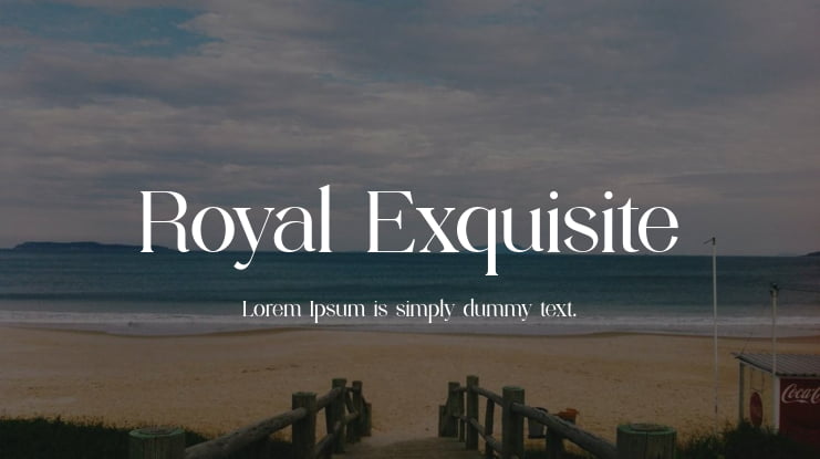 Royal Exquisite Font