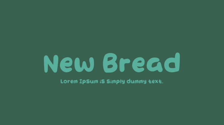 New Bread Font
