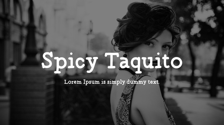 Spicy Taquito Font