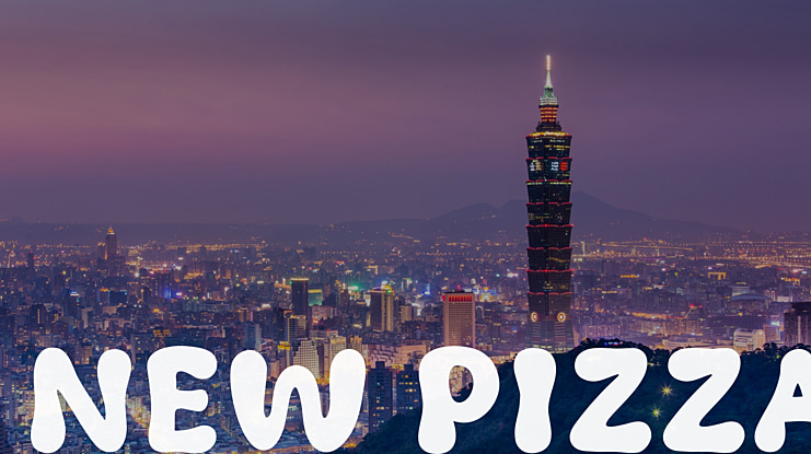 New Pizza Font