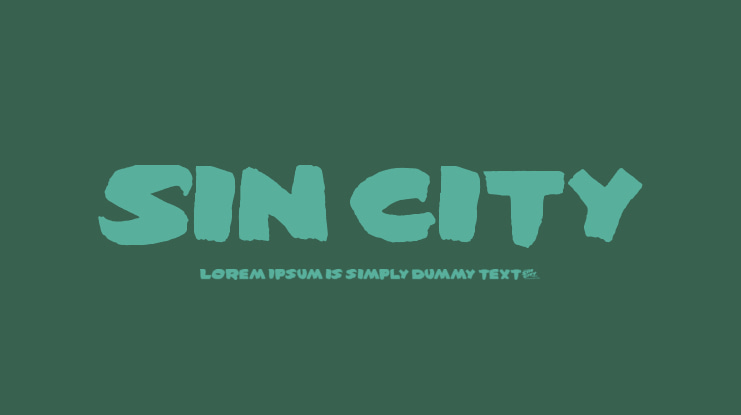 Sin City Font