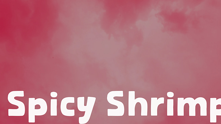 Spicy Shrimp Font
