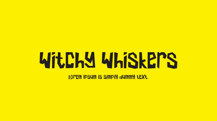 Witchy Whiskers Font