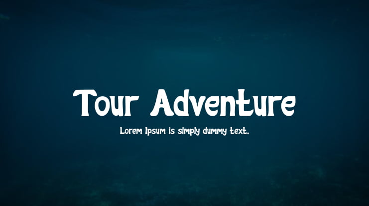 Tour Adventure Font Family