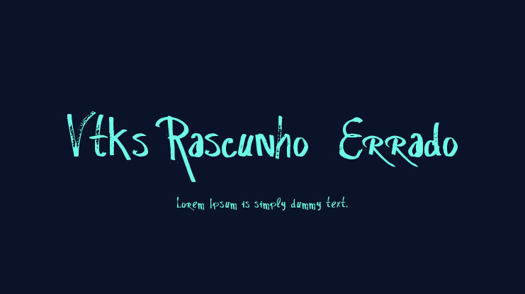 Vtks Rascunho  Errado Font