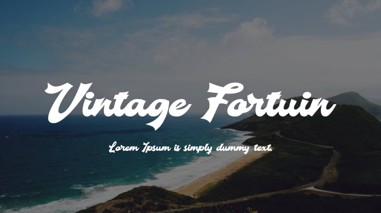 Vintage Fortuin Font