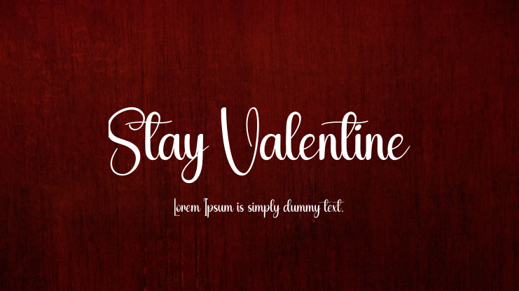Stay Valentine Font