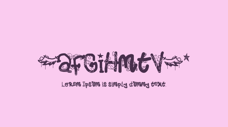 (afGiHmtV)* Font