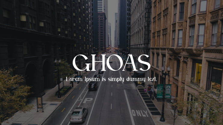 GHOAS Font