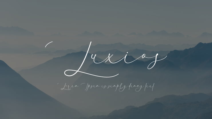 Luxios Font