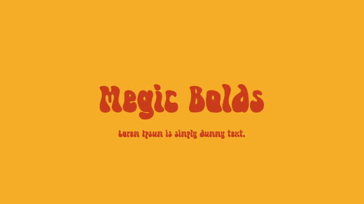 Megic Bolds Font