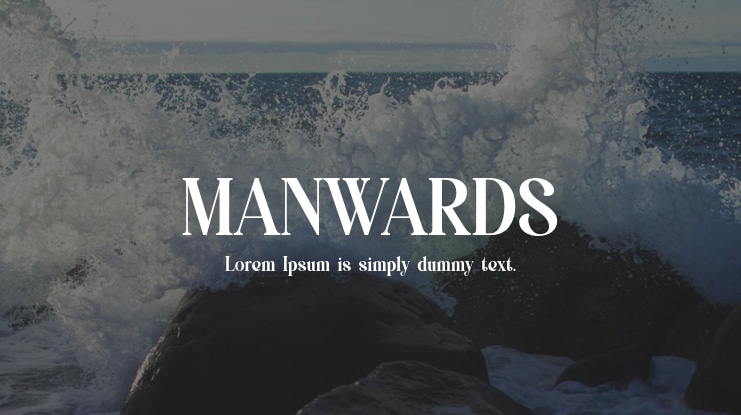 MANWARDS Font