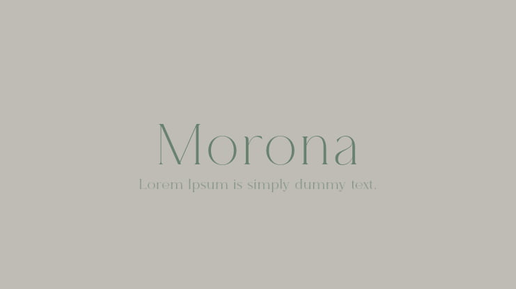 Morona Font