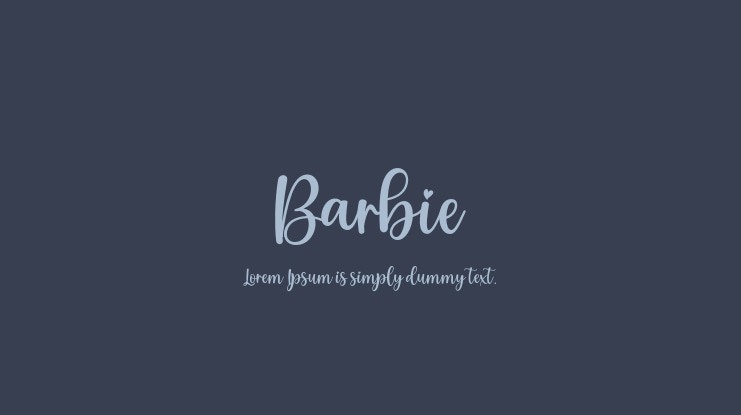 Barbie Font