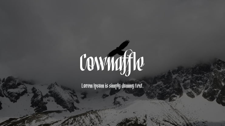 Cownaffle Font
