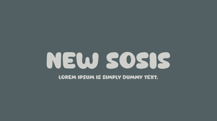 New Sosis Font