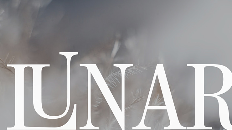 LUNAR Font