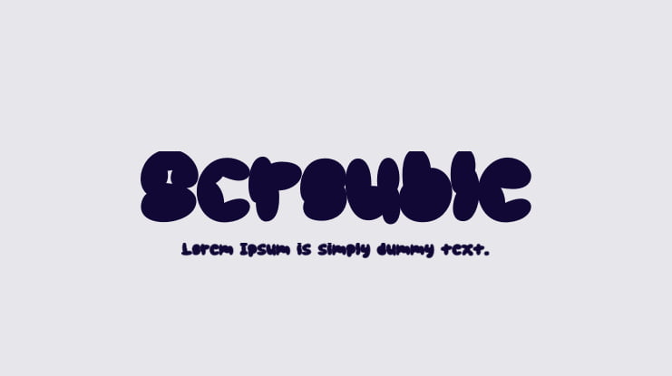 Scrouble Font