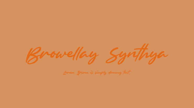Browellay Synthya Font