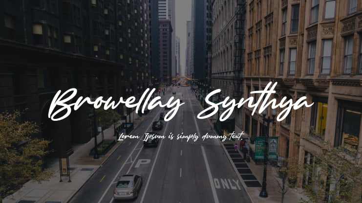 Browellay Synthya Font