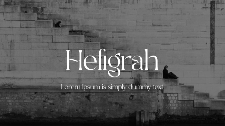 Hefigrah Font