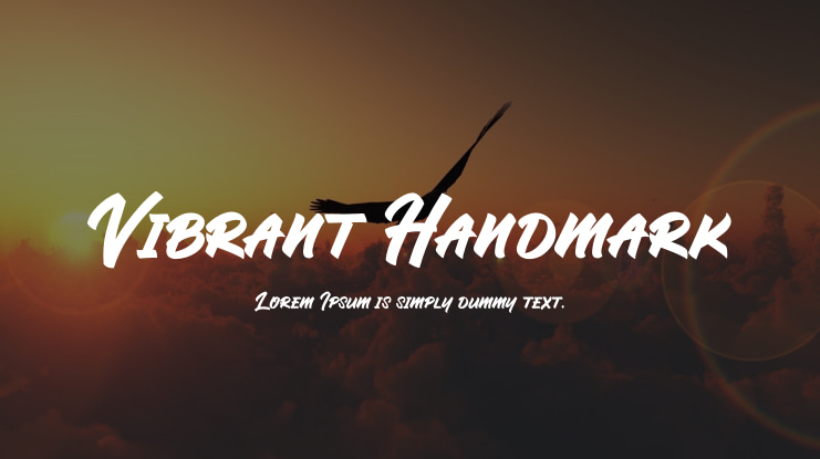 Vibrant Handmark Font Family
