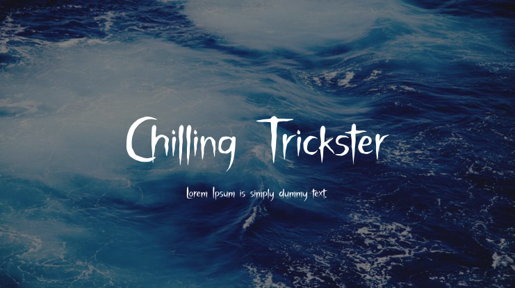Chilling Trickster Font