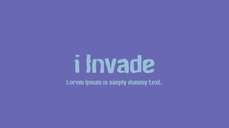 i Invade Font