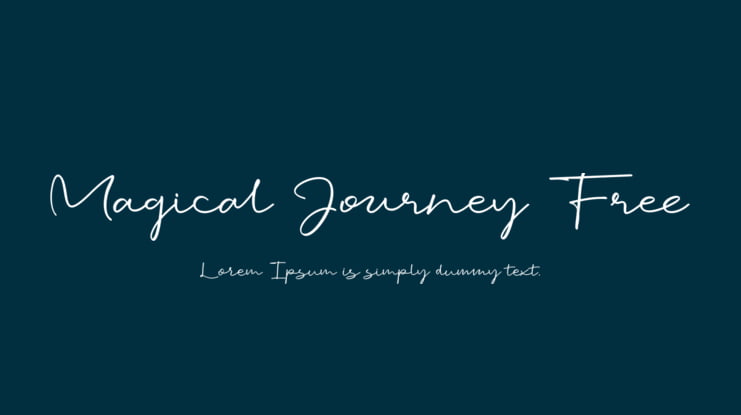 Magical Journey Free Font