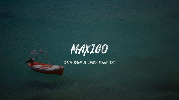 MAXIGO Font