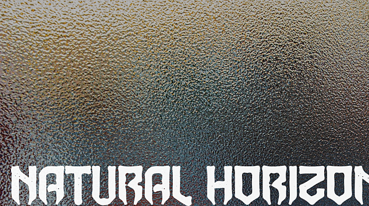 Natural Horizon Font