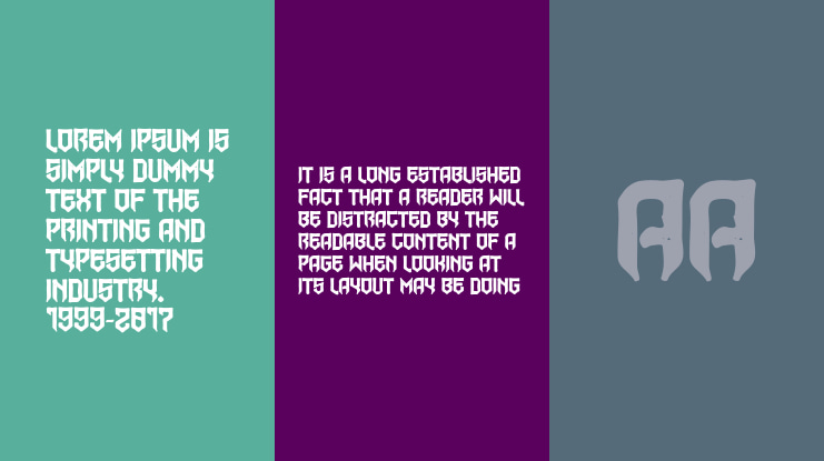 Natural Horizon Font