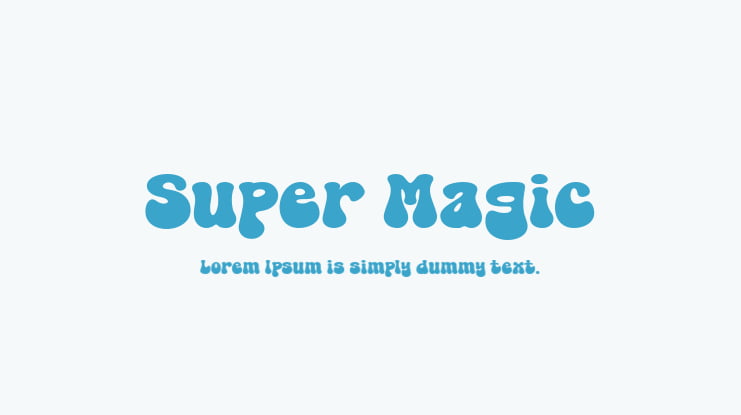 Super Magic Font