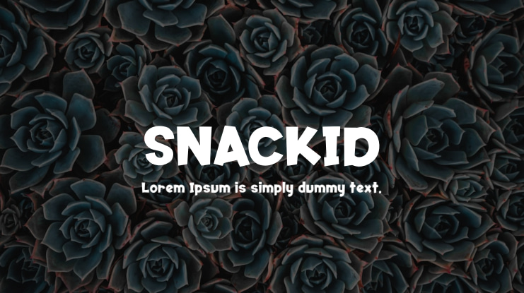 SNACKID Font