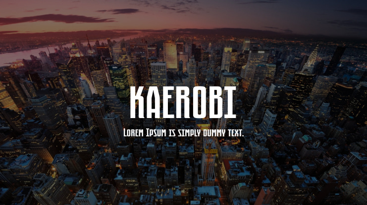 Kaerobi Font