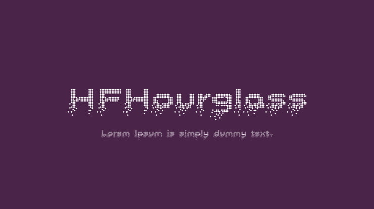 HFHourglass Font