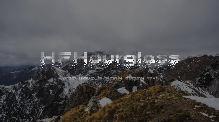 HFHourglass Font