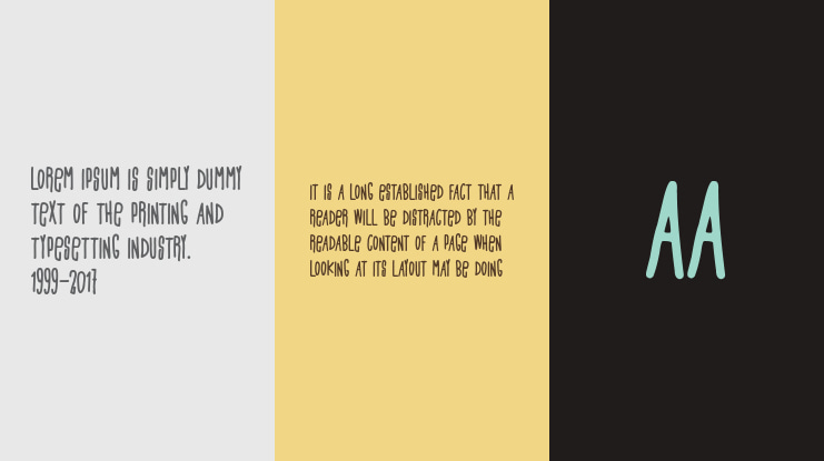 Funny Maid Corporation Font