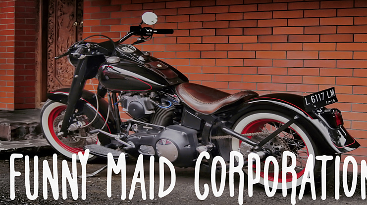 Funny Maid Corporation Font