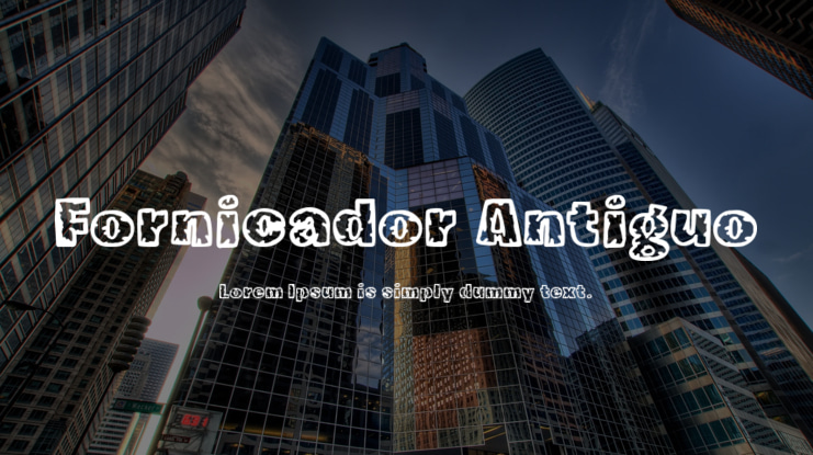 Fornicador Antiguo Font