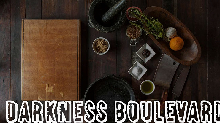 Darkness Boulevard Font