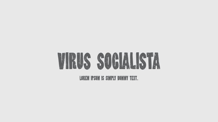 Virus Socialista Font