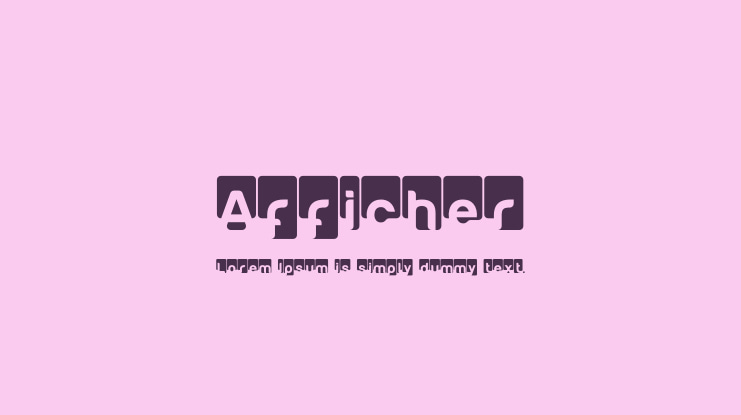Afficher Font